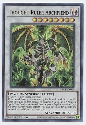 Thought Ruler Archfiend - BROL-EN070 - Ultra Rare - 1st Edition