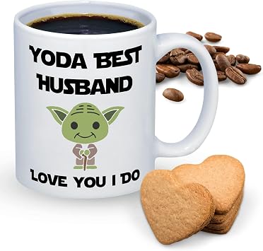 Suchmugs Best Husband Mug, Funny Wedding Anniversary Mug for Him, I Love You Happy Birthday Gift from Wife, Present Wifey To Hubby Ceramic Coffee Cup