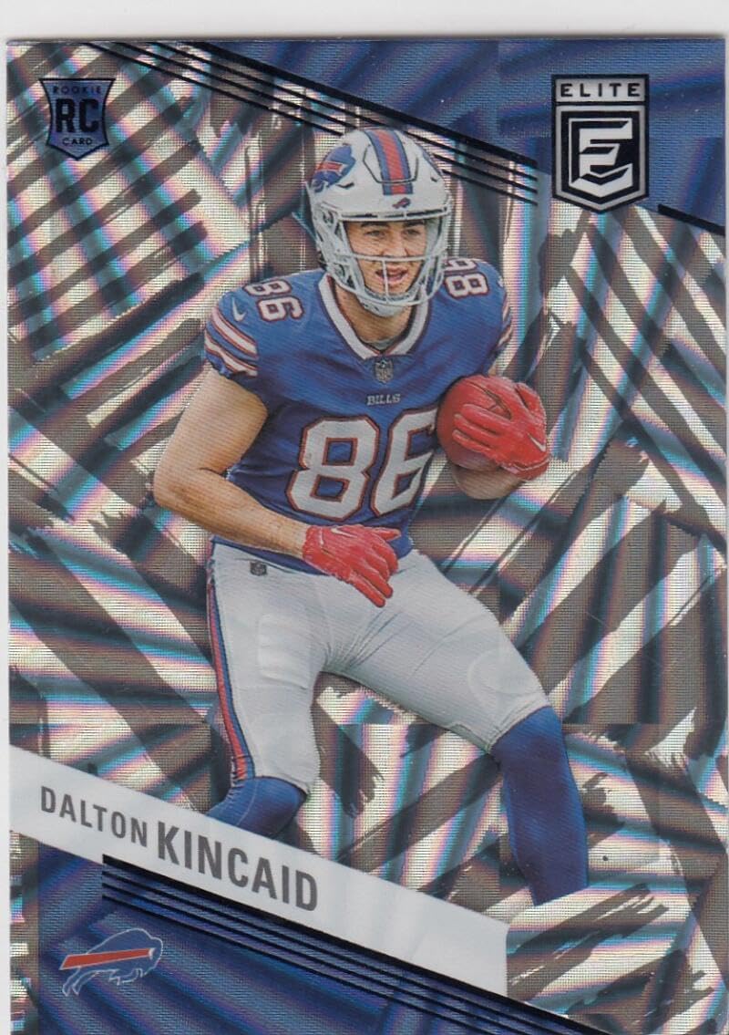 Football Trading Card NFL 2023 Donruss Elite Razzle Dazzle #125 Dalton Kincaid NM Near Mint RC Rookie Bills