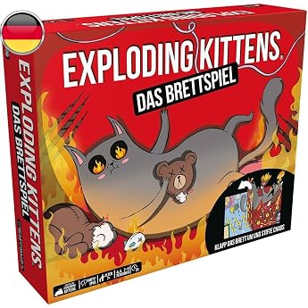 Exploding Kittens The Board Game Funny Party Game German