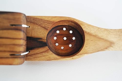 Miniatura 8 de Exprimidor de madera de limón y lima - Prensa manual de cítricos resistente para extraer el exprimidor