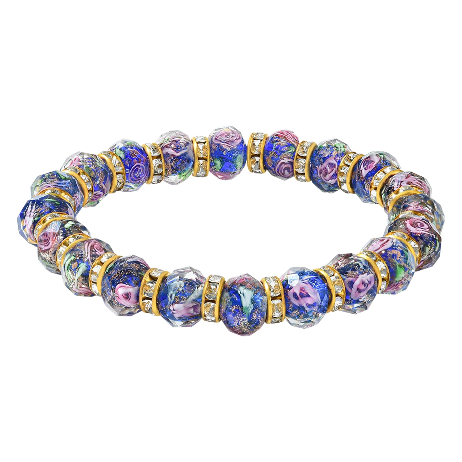 Ornaland Glass Beaded Bracelets Bohemian Bracelet Surfer Stretch Bracelets Preppy Bracelets Stackable Bracelets Beach Bracelets Jewelry Gifts for Women