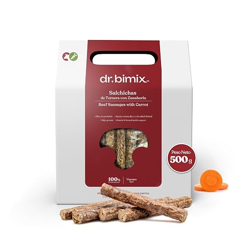dr. bimix Palitos de Ternera con Zanahoria para Perros Snack 500g