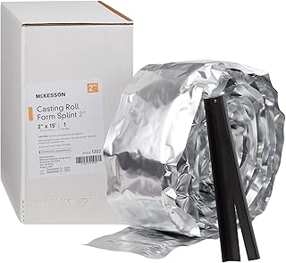 McKesson Casting Roll Form Splints, Fiberglass, White, 2 in x 15 ft, 1 Count, 2 Packs, 2 Total