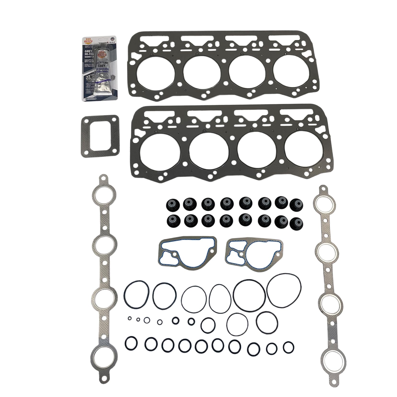 PartsFlow Head Gasket Bolts Set Fit 94-03 Ford E350 E550 E450 F250 F350 Diesel Turbo 7.3 F,K,M ES72161