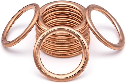 Miniatura 25 de 10 piezas de juntas tóricas de tapón de drenaje y llenado del diferencial trasero para aceite, reemplaza 94109-20000 90413-551-000, compatible