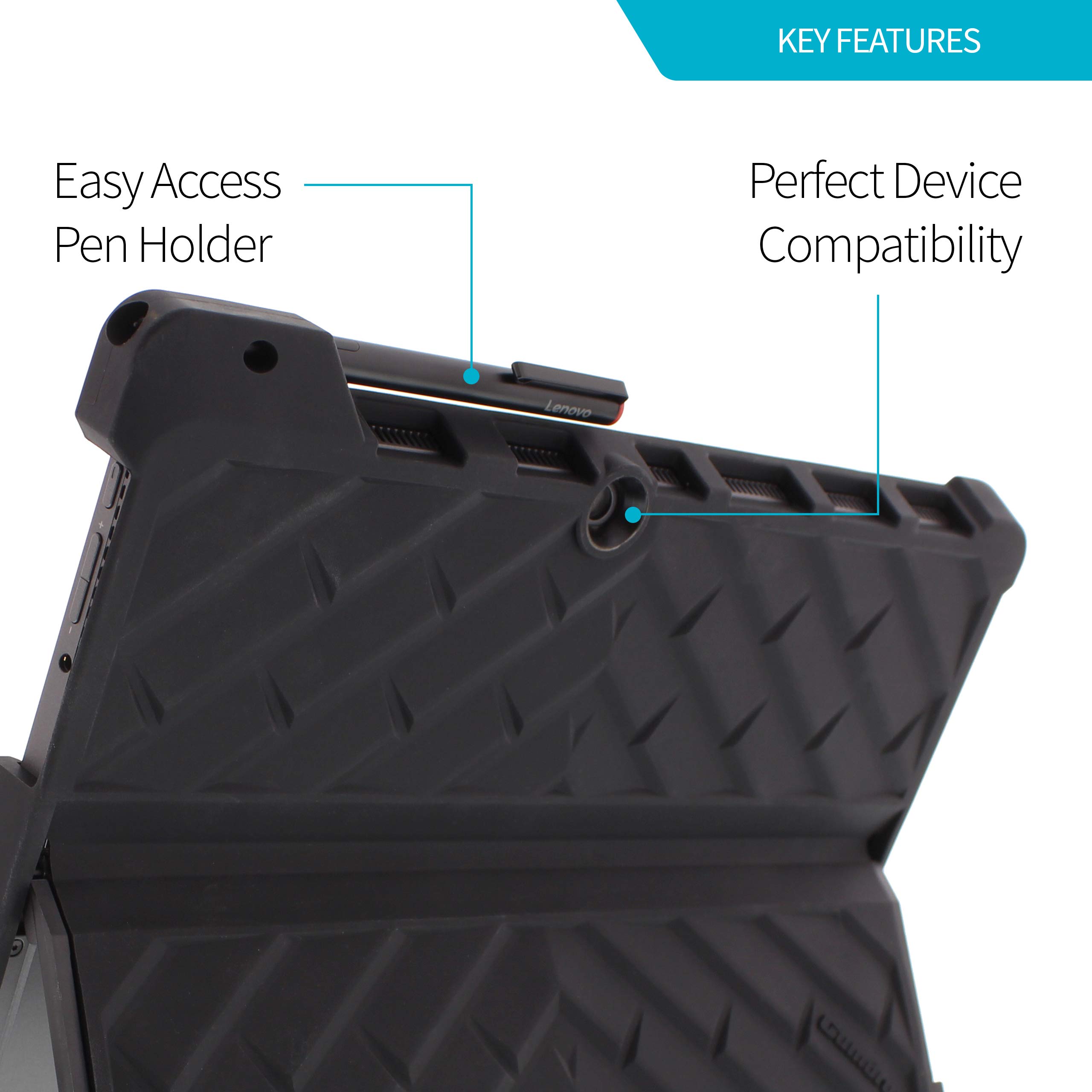 Amazon.com: Gumdrop DropTech Case Designed for Lenovo Miix 520 and