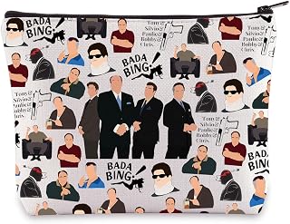Tony Cosmetic Makeup Bag Carmela Fans Inspired Gifts Tony & Silvio & Paulie & Bobby & Chris Merch (BAND)