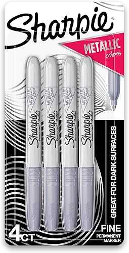 Sharpie - Marcadores permanentes metálicos punta fina