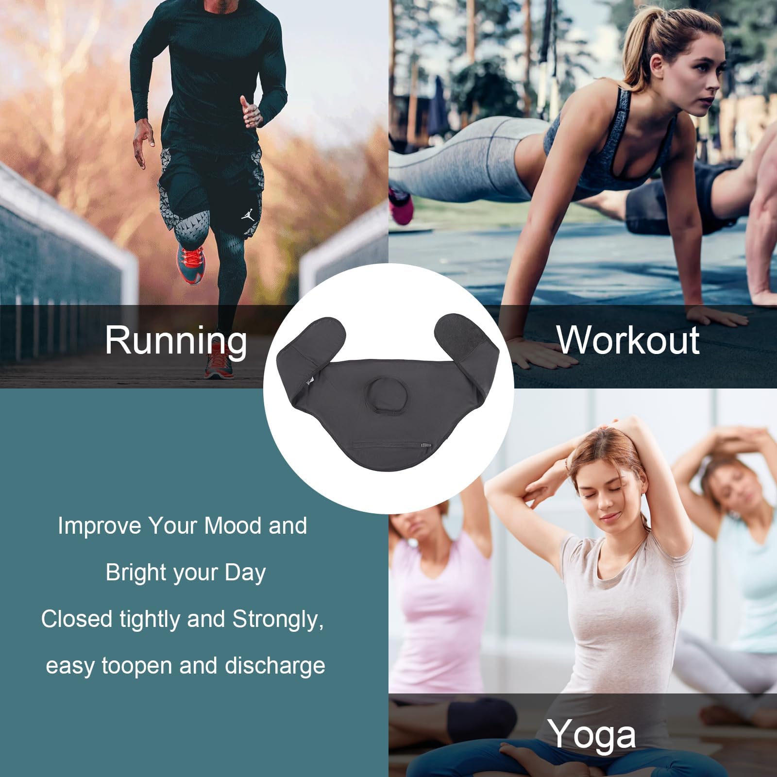 Stoma Gürtel,Stomabeutel,Stomagürtel,Stoma-Schutzhülle,Atmungsaktiver Ostomy Gürtel,Stomabeutel Abdeckung,Ostomy Stützgürtel,Stoma Bandage für Stoma Beutel für Sport & Schwimmen (Large)