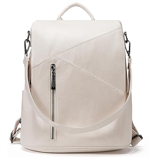 molshine Zaino antifurto in pelle vegana, Zaino da viaggio moda casual Borsa a tracolla Borse da donna per donna Grils HB041