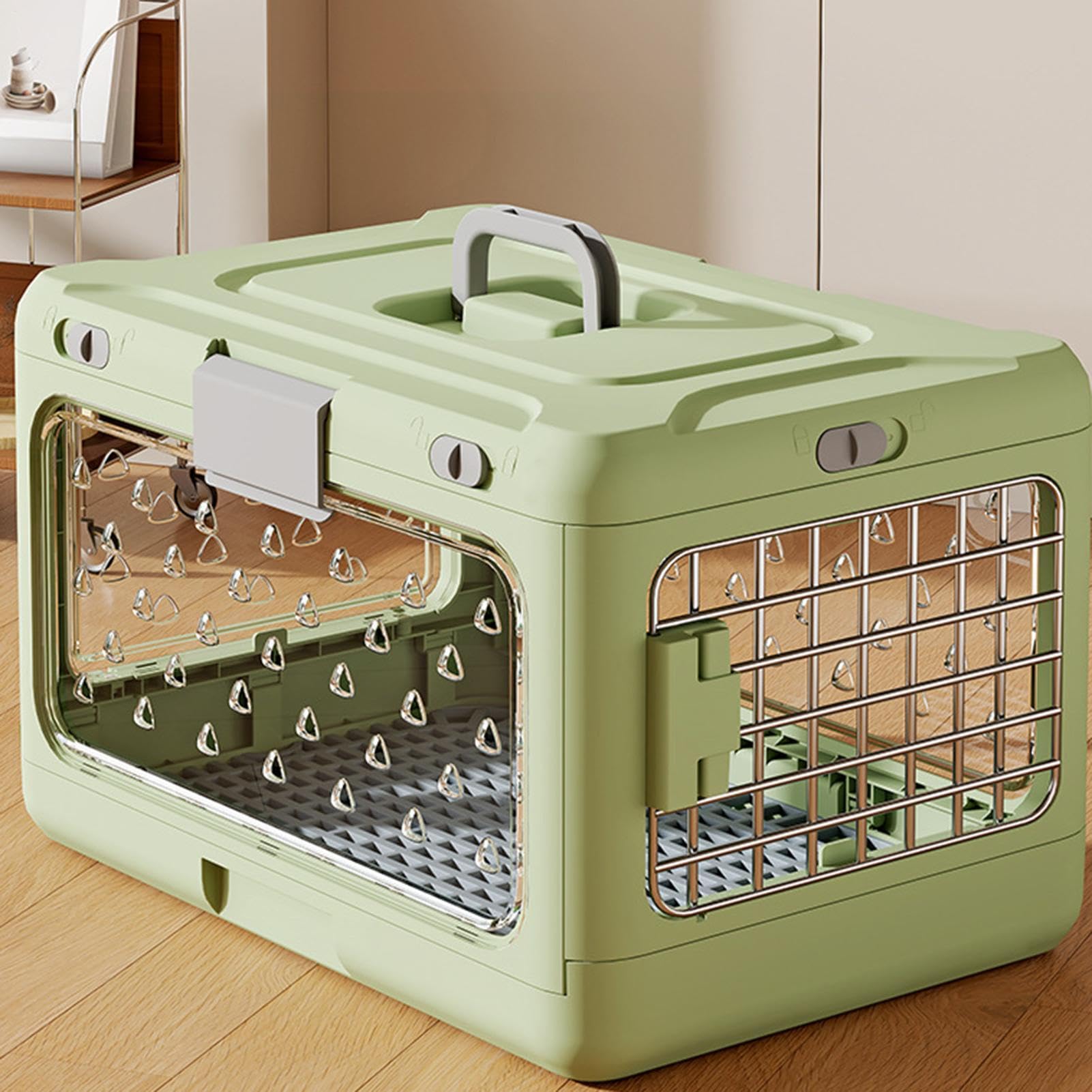 Hartschalen- Atmungsaktive -Transportbox | Hartschalen-Katzentransportbox Für Kleine Und Mittelgroße Kätzchen Und Welpen Ausflüge Camping Spaziergänge Autoreisen