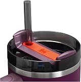 STANLEY 1913 Quencher H2.0 Flowstate Tumbler 1.2L - Cold for 11 Hours - Iced for 48 Hours - Metal Water Bottle with Straw, Handle and Lid - Dishwasher Safe - Travel Mug for Cold Drinks - Plum - 10