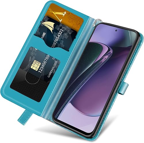 Miniatura 6 de Funda protectora tipo cartera para Motorola Moto G Stylus 5G 2023, de piel sintética, con tarjetero y cierre magnético, para Moto G Stylus 5G 2023,