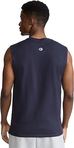 Miniatura 2 de Champion Camiseta sin mangas para hombre, camiseta muscular clásica con gráfico, camiseta sin mangas para hombre (Regular o Grande y Alto)