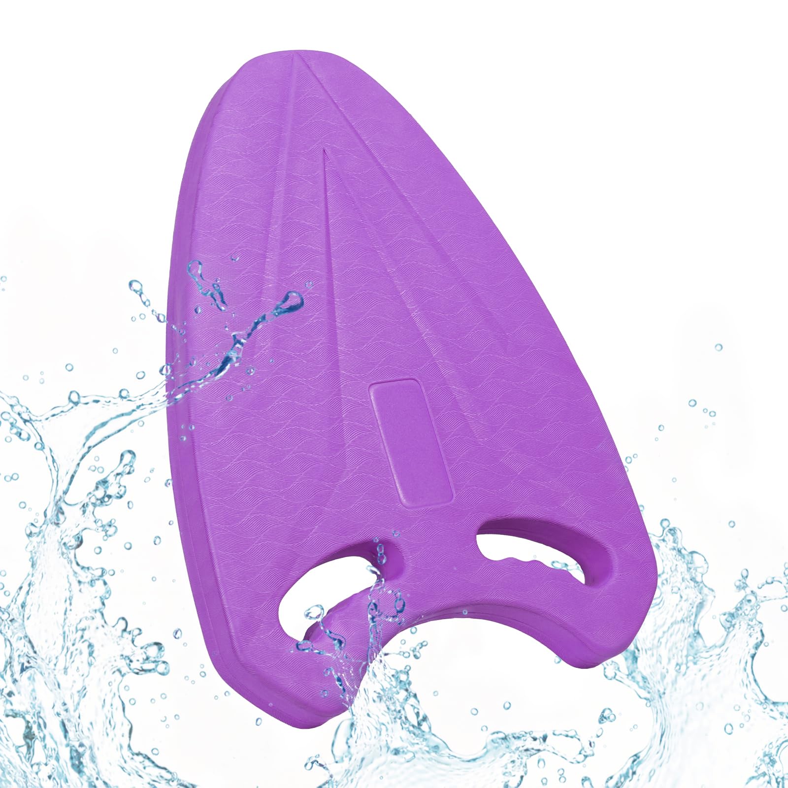 MoKo Kickboard for Kids, Swim Board with Ergonomic Grip, Swim Training Kick Board Pool Exercise Equipment Promote Natural Swimming Position Water Fun Tool for Kids, Purple