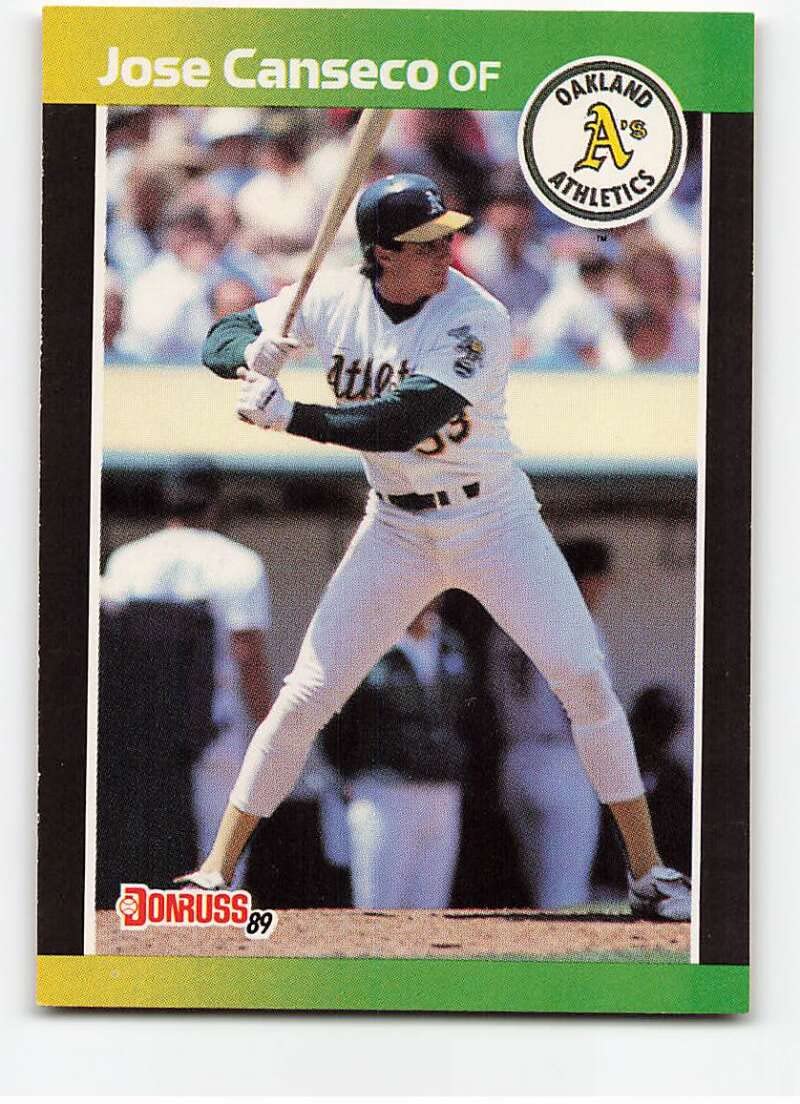 Amazon.com: Baseball MLB 1989 Donruss #91 Jose Canseco NM-MT