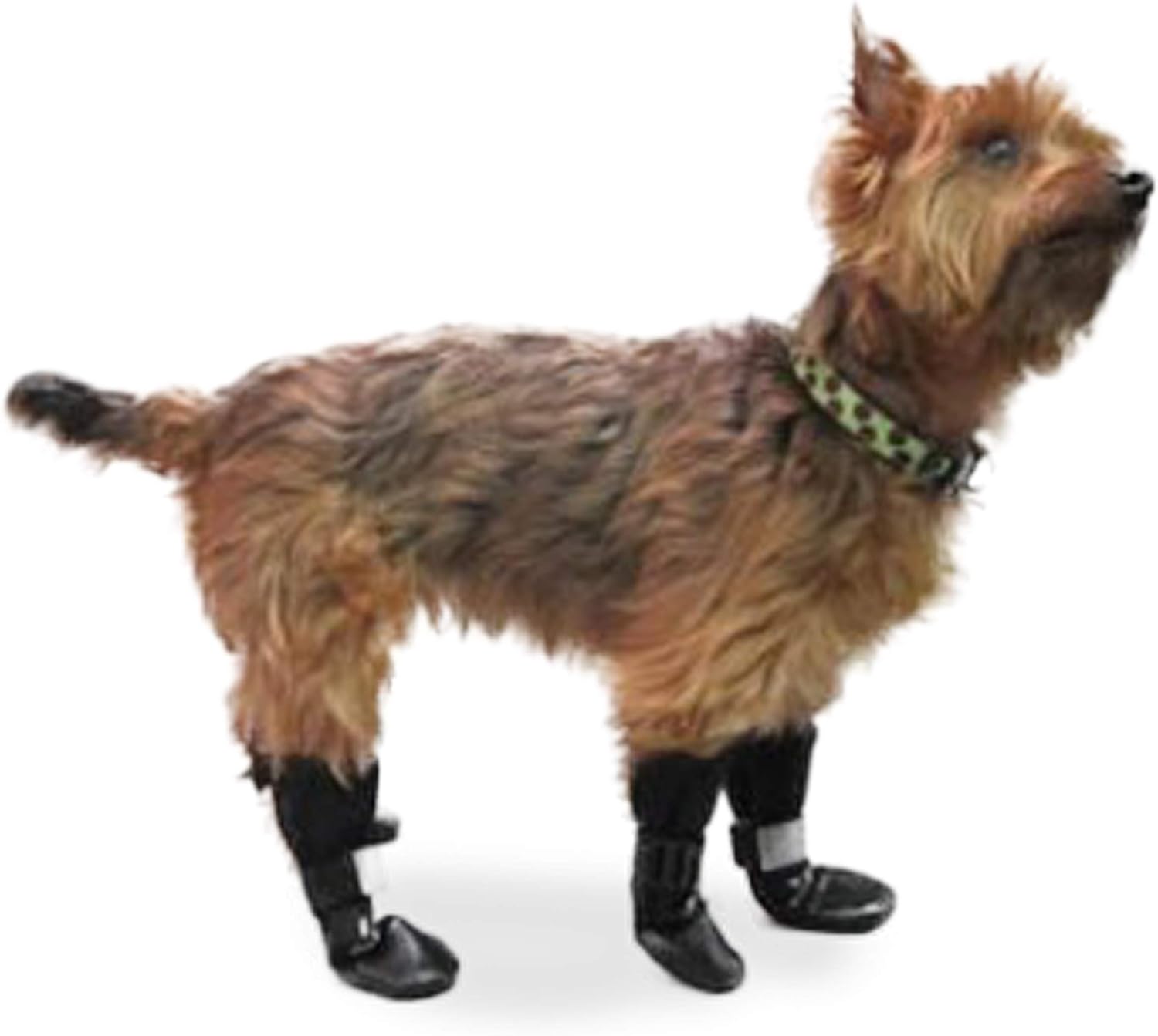 Dog Shoes| Set of 4 | Protects Paws from Rough Surfaces, Extreme Temperatures, Road Salt and Lawn Chemicals | Water-Resistant Shell with…