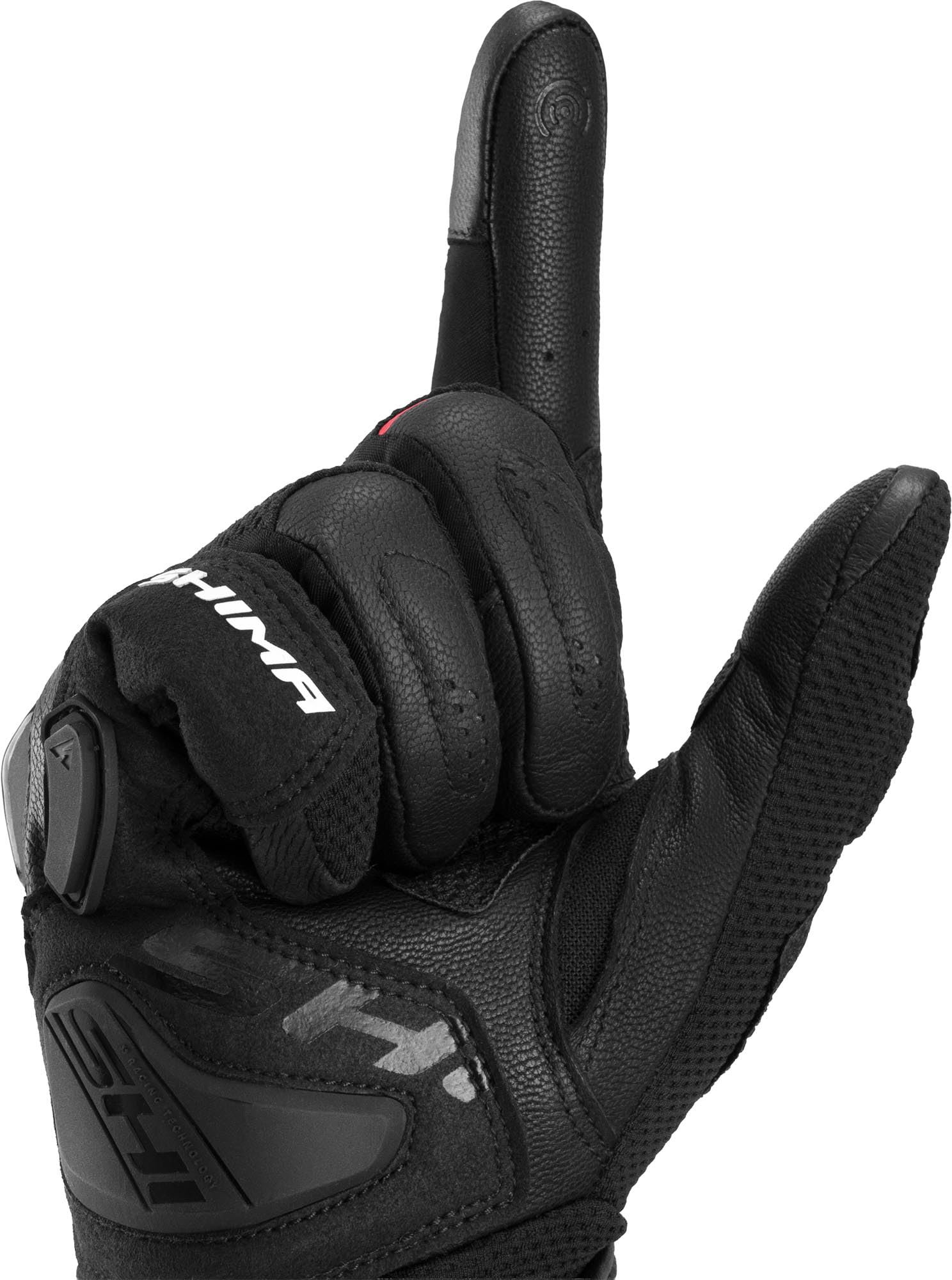 SHIMA Spark 3.0 Rękawice motocyklowe, czarny/czerwony, S
