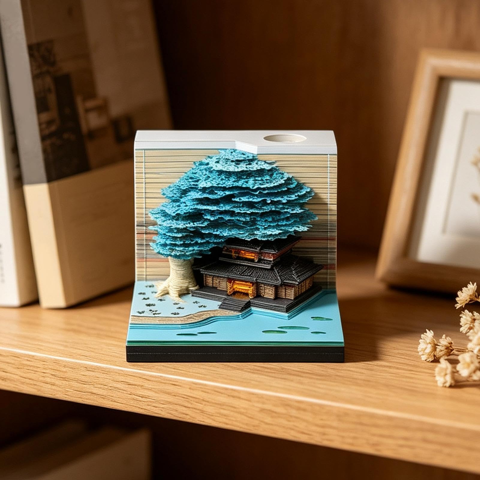 3D Kalender 2027 2027 Schreibtisch-3D-Skulptur-Zeitmessgerät-Notizblock | Abreißbarer Dekorationskalender Für Bücherregal, Homeoffice, Schule, Studentenwohnheim, Wohnung, Schlafzimmer, Wohnzimmer