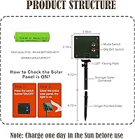 Vista 4 de TW SHINE Luces de Navidad Solares C6 para Exteriores, Paquete de 2 de 32 Pies 100 LED Guirnaldas de Luces de Navidad Alimentadas por Energía Solar