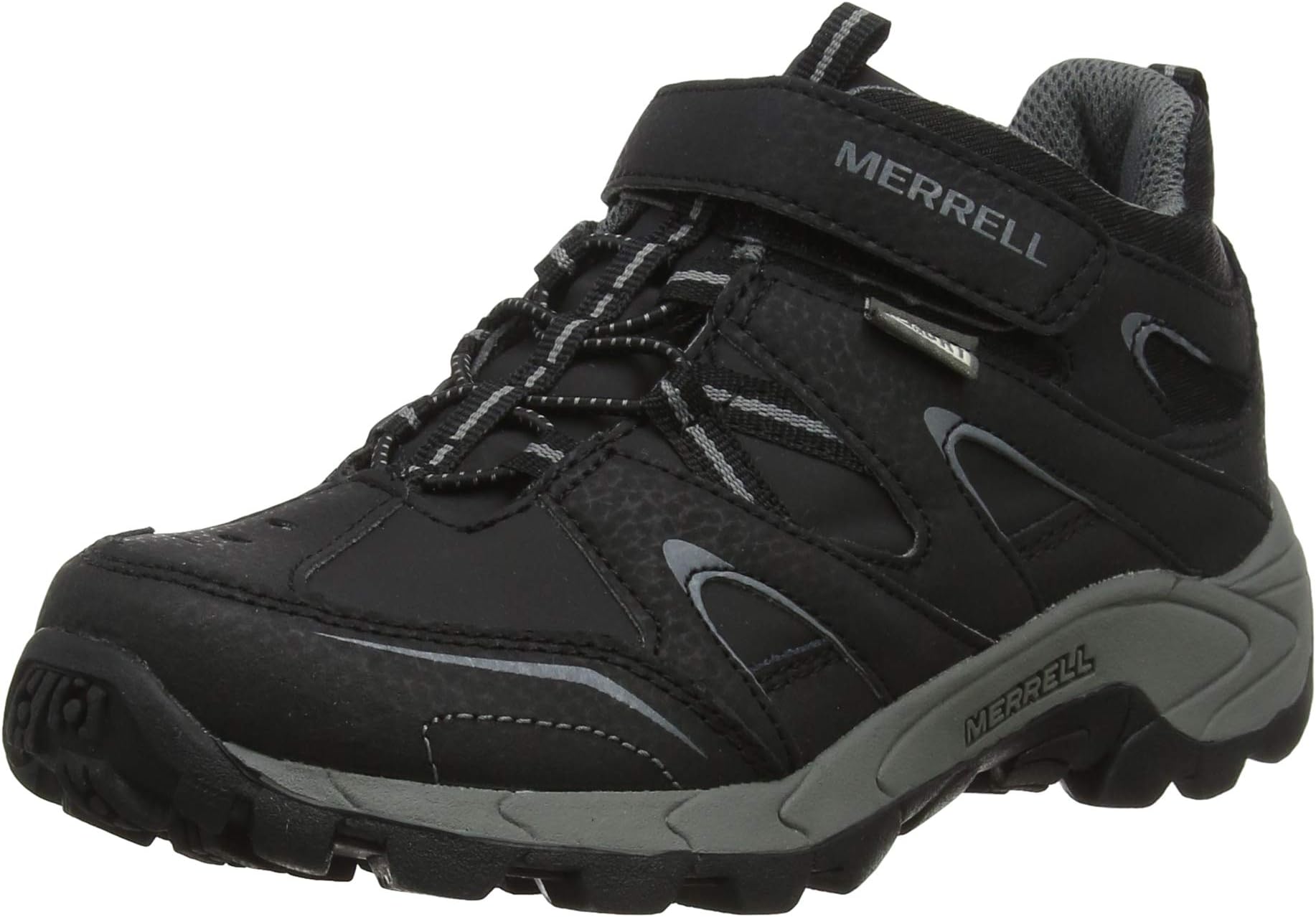 Merrell Boys Ml-Light Tech Leather Quick Close Wp Low Rise Hiking Boots