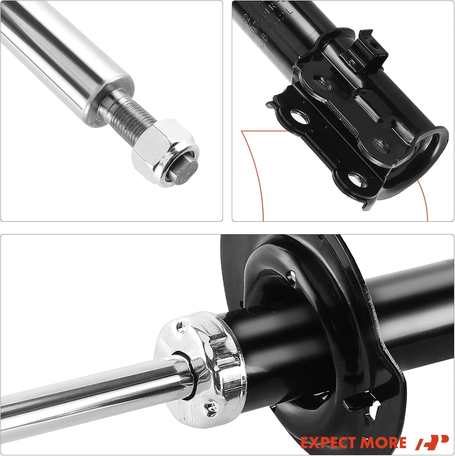 A-Premium Front Pair [2] Strut Assembly Compatible with Kia Forte/Forte5 2014-2018, Forte Koup 2014-2016, Driver and Passenger Side