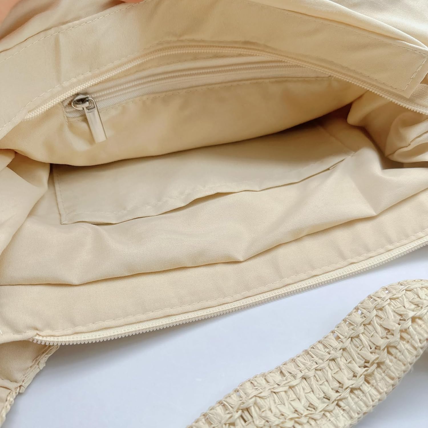 Aphoraeny Straw Beach Bag Buckets Totes Handbag Shoulder Tote Bag Straw Purse Summer Purse Women Summer Handbag