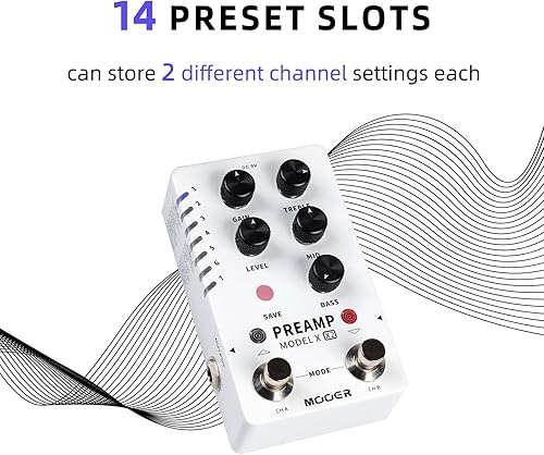 Miniatura 16 de MOOER Pedal de guitarra para máquina de batería con 121 ranuras de batería, 11 estilos de música, 7 ranuras rítmicas, función de llenado, perilla