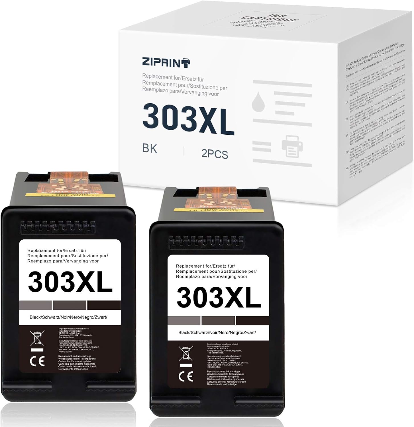 ZIPRINT 303 303XL - Cartuchos de tinta compatibles con H