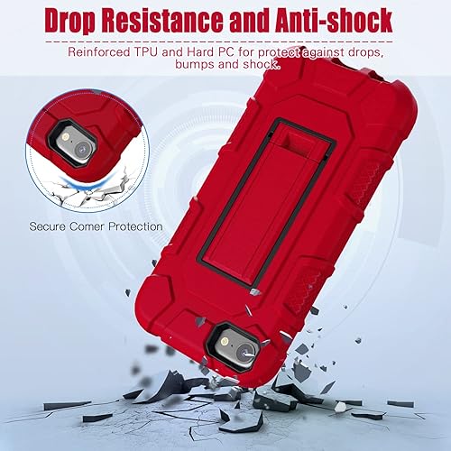 Miniatura 3 de Funda para iPod Touch 7 generación, iPod Touch 65 generación, resistente a los golpes, resistente a los golpes, para Apple iPod Touch 765