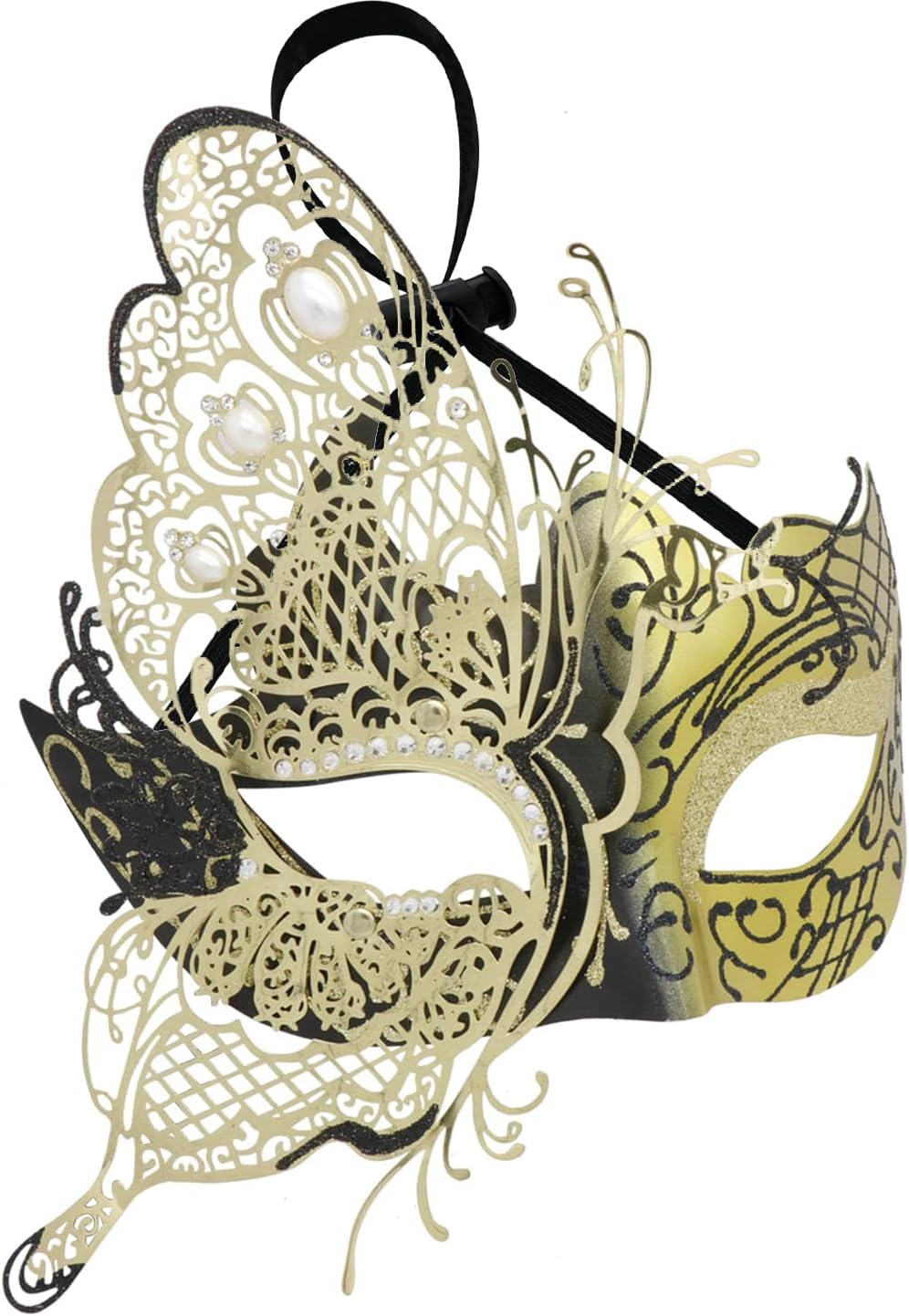 Coddsmz Mysterious Venetian Butterfly Lady Masquerade Halloween Party Mask Evening Prom Ball Mask Bar Costumes Accessory - Image 8