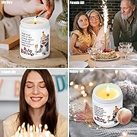 Vista 4 de Vela perfumada floral – Linda vela de cumpleaños para mujeres, mejor amiga, mamá, abuela, suegra