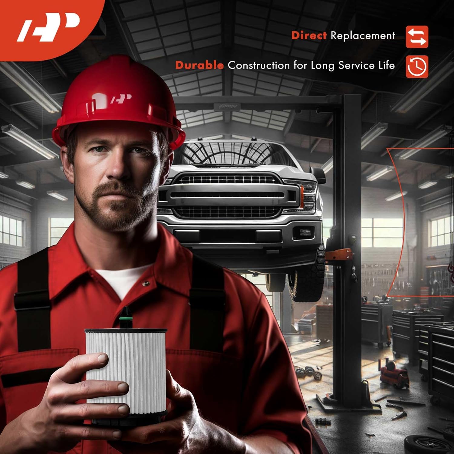 A-Premium 20K Miles Upgrated Protection Oil Filter Compatible with Hyundai & Kia Models - Elantra 2021-2024, Sonata 2020-2024, Kona 2022-2024, K4 2025