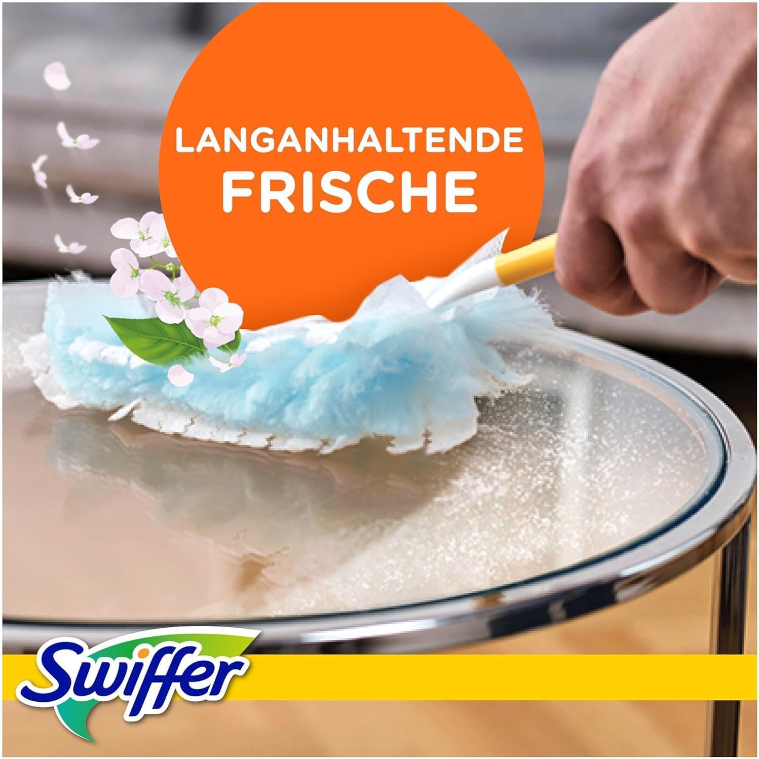 Swiffer Staubmagnet Tücher Anwendung im Haushalt