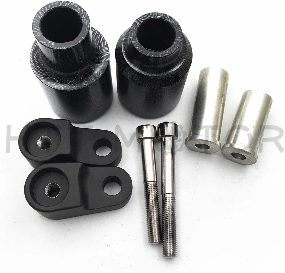 MT219-037-BK No Cut Frame Slider Crash Protector Compatible with 2007 2008 CBR 600 RR CBR600RR Black
