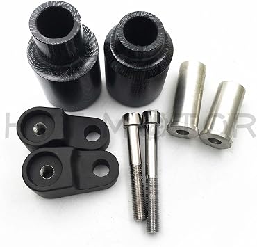 MT219-037-CN No Cut Frame Slider Crash Protector Compatible with 2007 2008 CBR 600 RR CBR600RR Carbon