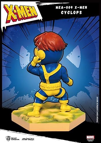 Miniatura 3 de Beast Kingdom Marvel X-Men Mini Egg Attack Mea-009 Cyclops Figure, multicolor