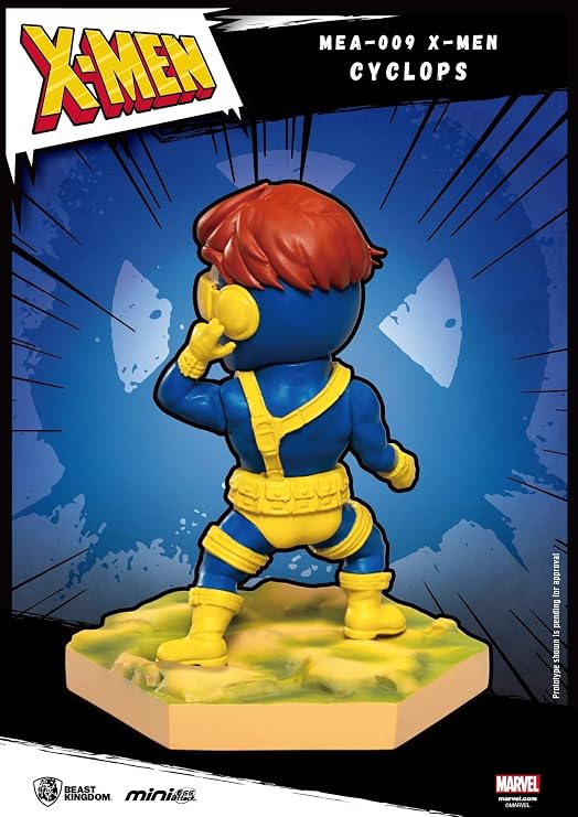 Beast Kingdom Marvel X-Men Mini Egg Attack Mea-009 Cyclops Figure, Multicolor