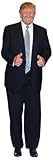 aahs!! Engraving Donald Trump Stand Up | Cardboard Cutout | 6 feet Life Size Standee Picture Poster Photo Print of President | Blue Tie