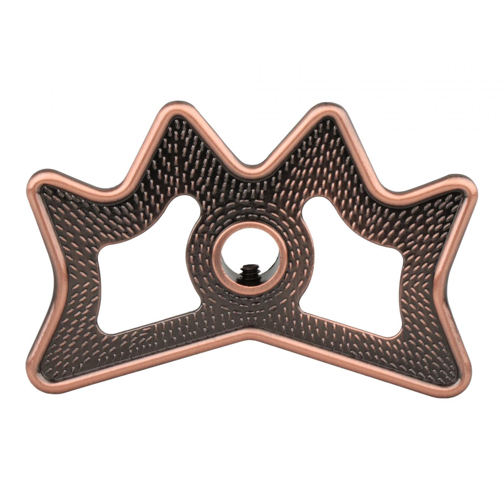 Generic 1Pcs Pool Billiard Bridge Head, Spider Cue Rest Tip Cue Bridge Head, Snooker Billiards Cue Cross Holder Rest (red bronze)