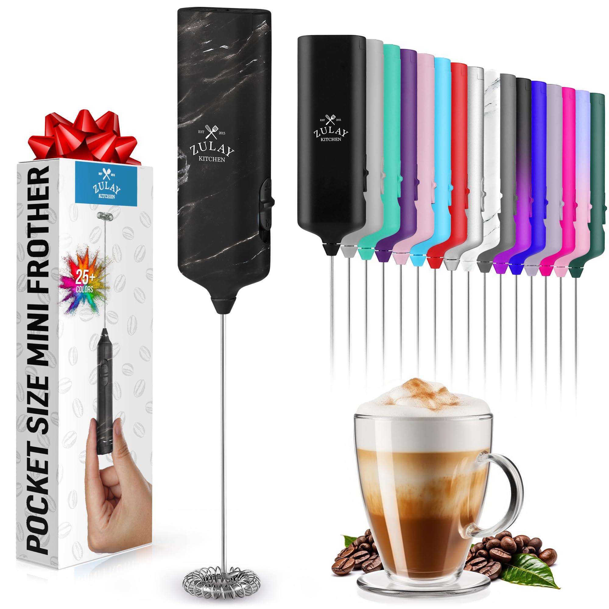 Amazon.com: Mini & Mighty Milk Frother Wand – Powerful Handheld