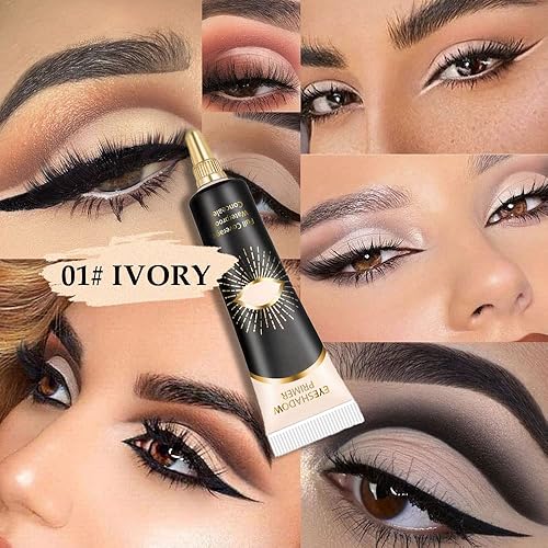 Miniatura 9 de Base de sombra de ojos, base de sombra de ojos, corrector crema delineador de ojos blanco base de ojos 00