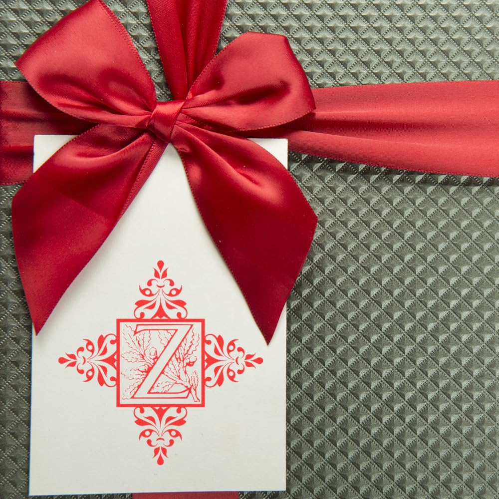 Tampon monogramme initial Acorn Sales à empreinte haute précision pour papier