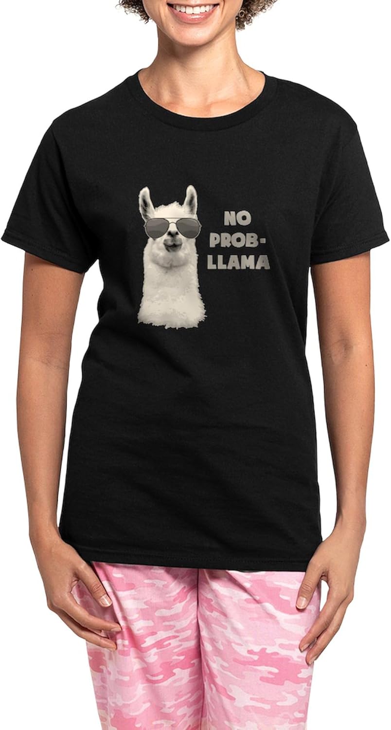 CafePress No Problem Llama Pajamas Womens Novelty PJ Sleepwear