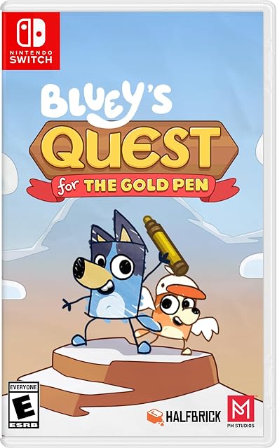Nintendo Bluey's Quest for The Gold Pen
