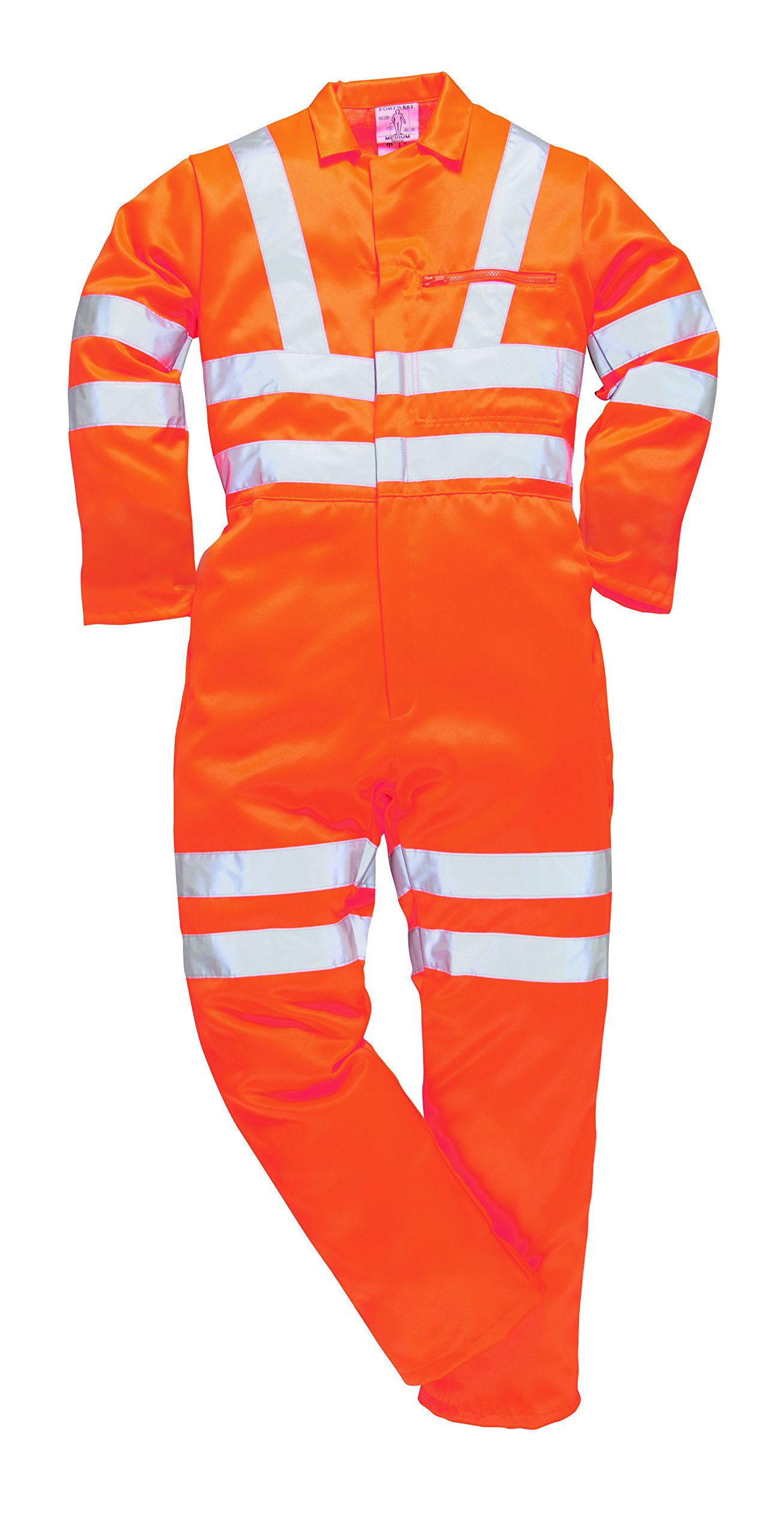 Portwest RT42 Tuta Intera Poly-Cotton Go/Rt ad Alta Visibilità, Arancione, XL