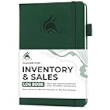 Clever Fox Inventory & Sales Log Book for Small Business – Inventory Ledger Book, Inventory Notebook, Order Tracker Book for Purchases, Sales & Reorders – Undated, Hardcover, A5, Dark Green