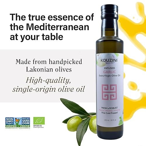 Miniatura 3 de Kouzini Aceite de oliva virgen extra con infusión de ajo