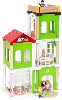 BRIO World - 33941 Family House | 46 Piece Play House for Kids Ages 3 and Up
